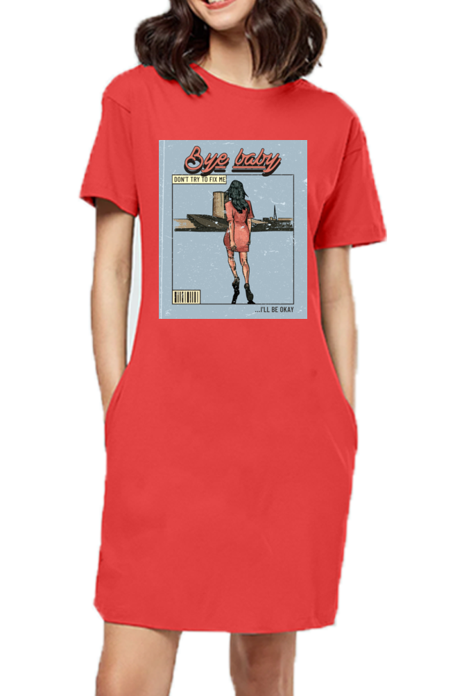 Bye Baby T-Shirt Dress