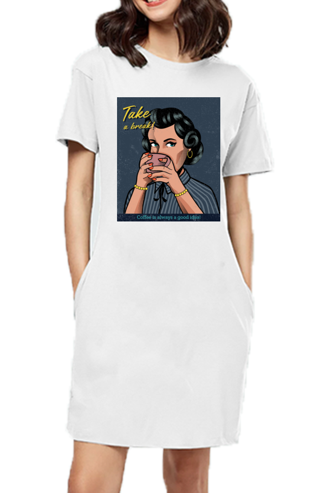 Take a Break T-Shirt Dress