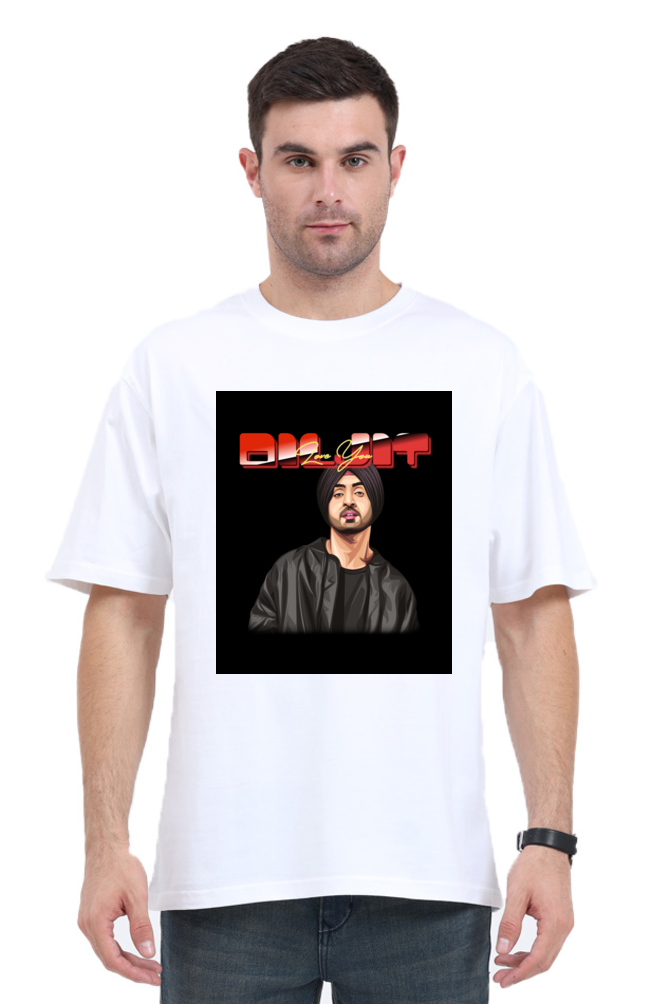 Diljit Love You Oversized Cotton T-Shirt