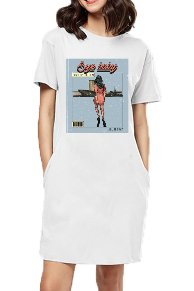 Bye Baby T-Shirt Dress