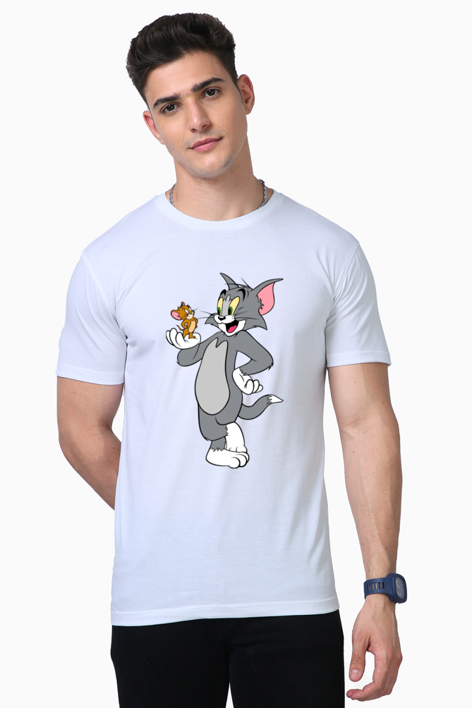 Tom & Jerry Supima T-Shirt - Classic Rivalry