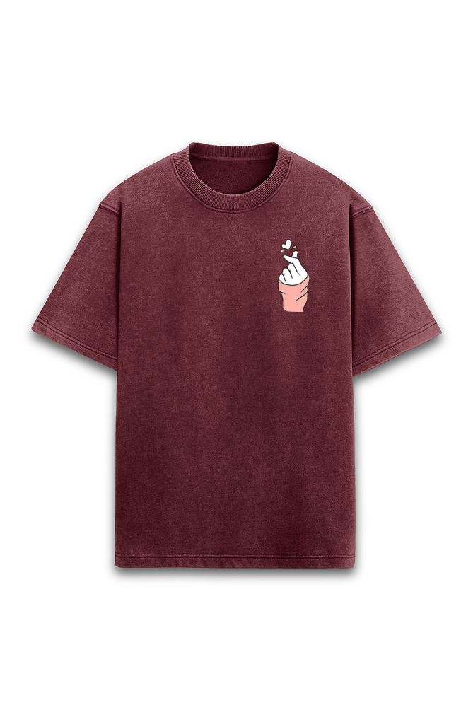 Heartfelt Gesture Oversized T-Shirt