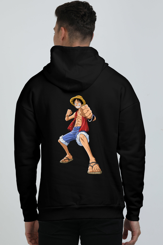 Straw Hat Power Oversized Hooded Sweatshirt