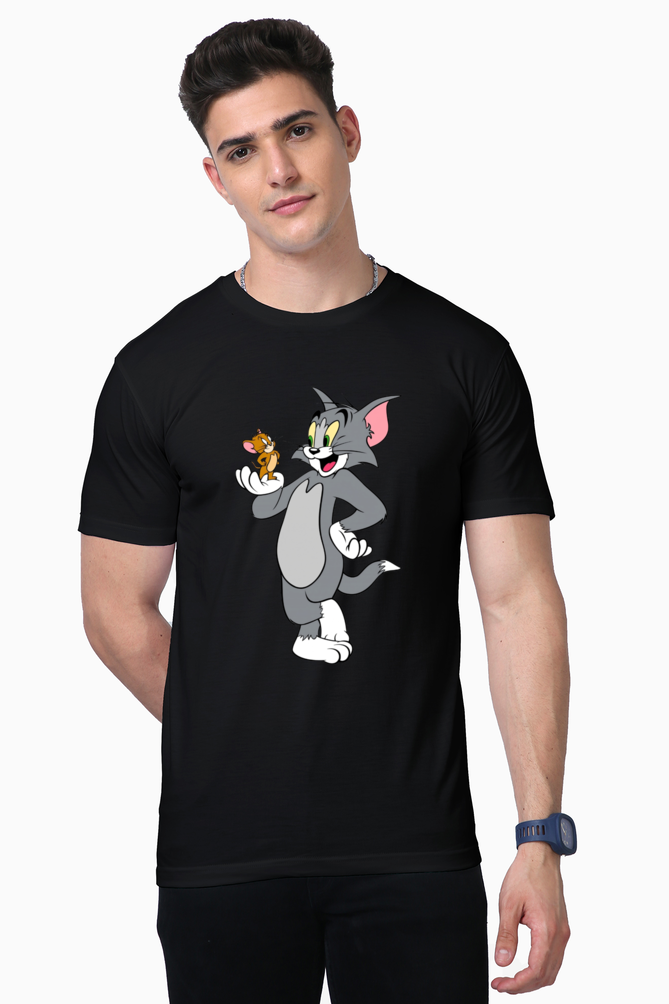 Tom & Jerry Supima T-Shirt - Classic Rivalry