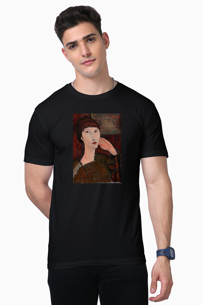 Adrienne (Woman with Bangs) Supima T-Shirt