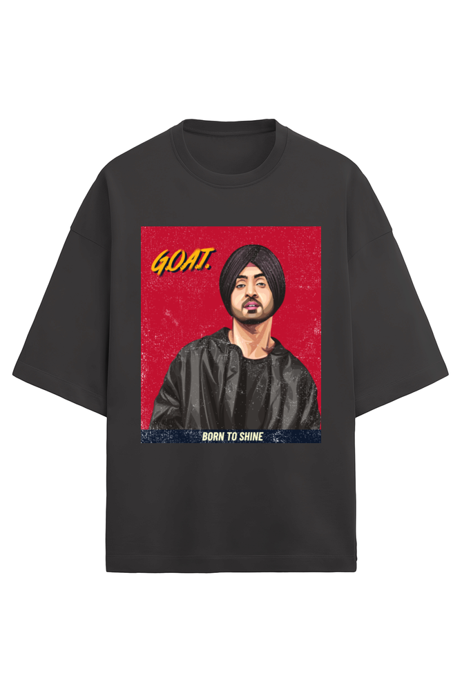 GOAT. Oversized Terry T-Shirt – Born to Shine Edition