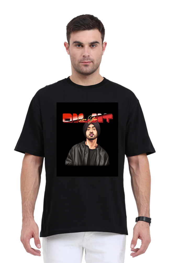 Diljit Love You Oversized Cotton T-Shirt
