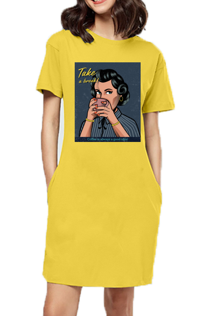 Take a Break T-Shirt Dress