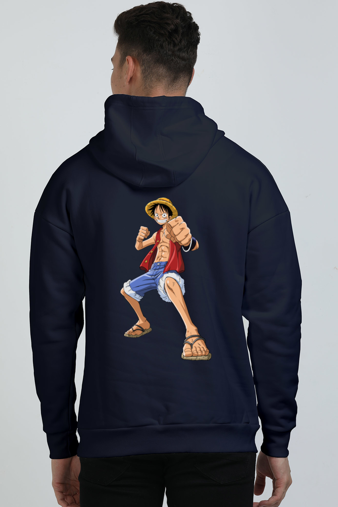 Straw Hat Power Oversized Hooded Sweatshirt
