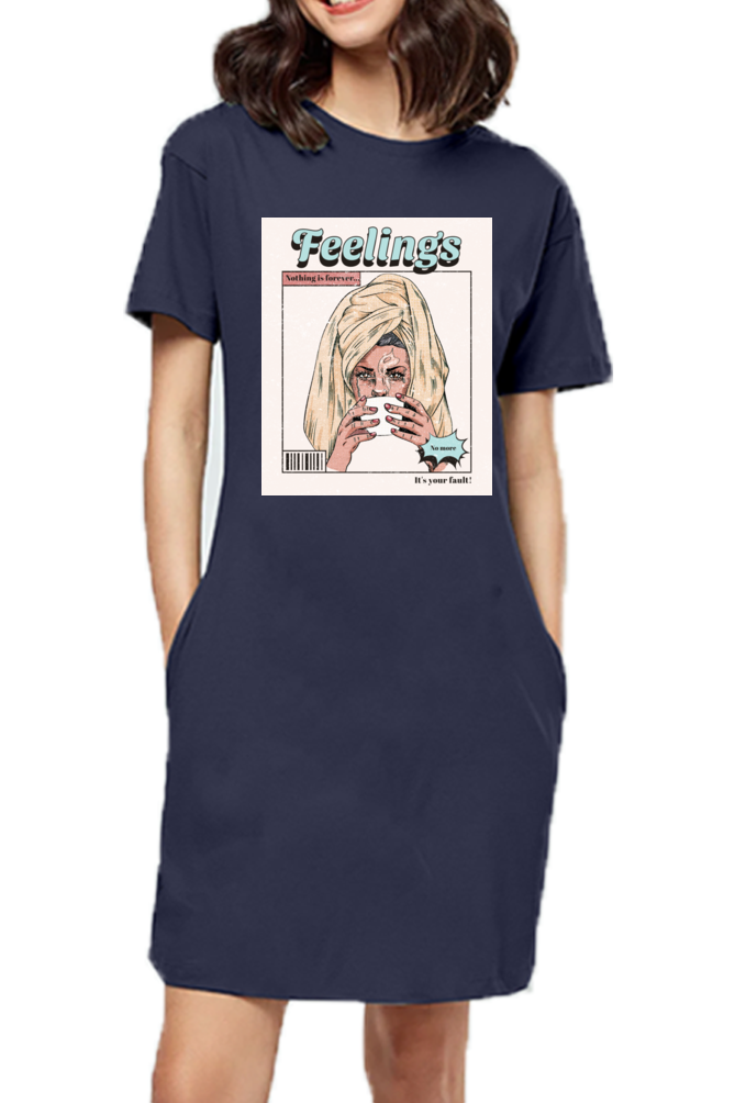 Feelings T-Shirt Dress