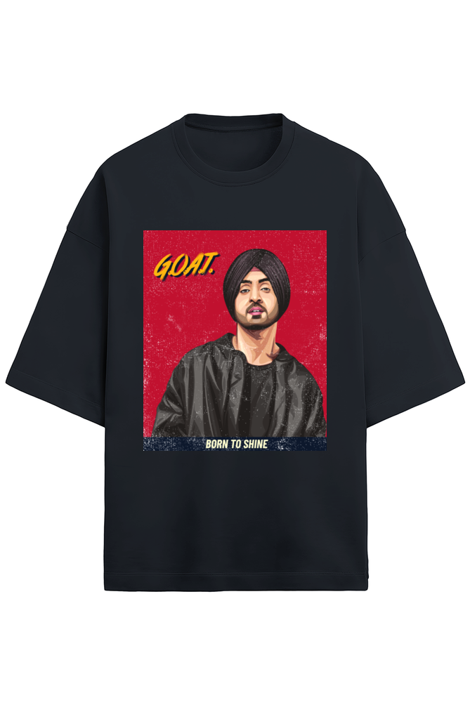 GOAT. Oversized Terry T-Shirt – Born to Shine Edition