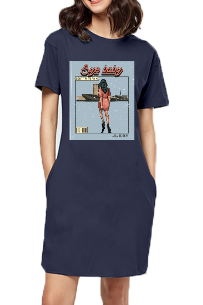 Bye Baby T-Shirt Dress
