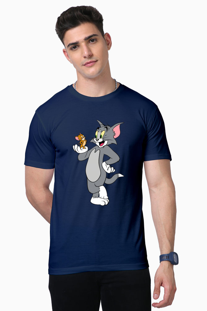 Tom & Jerry Supima T-Shirt - Classic Rivalry