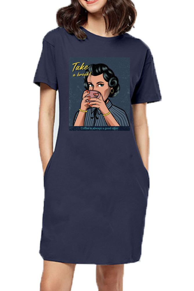 Take a Break T-Shirt Dress