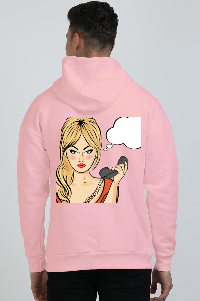 Pop Art Oversized Hooded Sweatshirt
