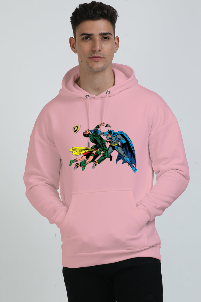 Batman and Robin Oversized Hooded Sweatshirt
