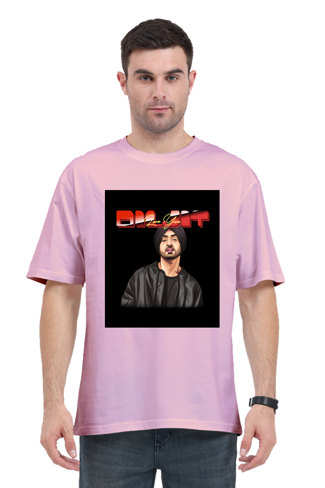 Diljit Love You Oversized Cotton T-Shirt