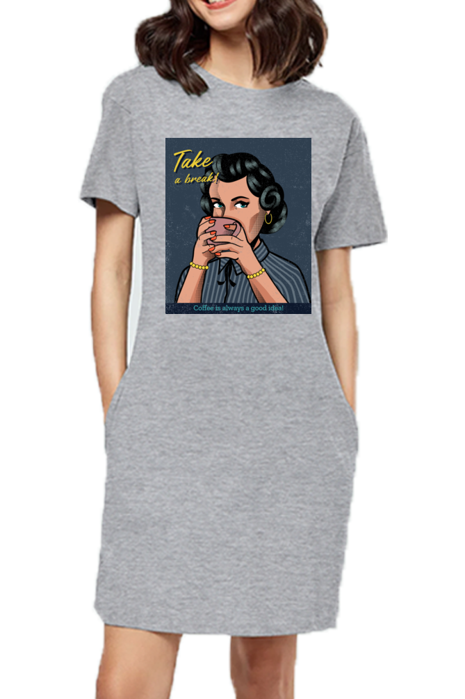 Take a Break T-Shirt Dress