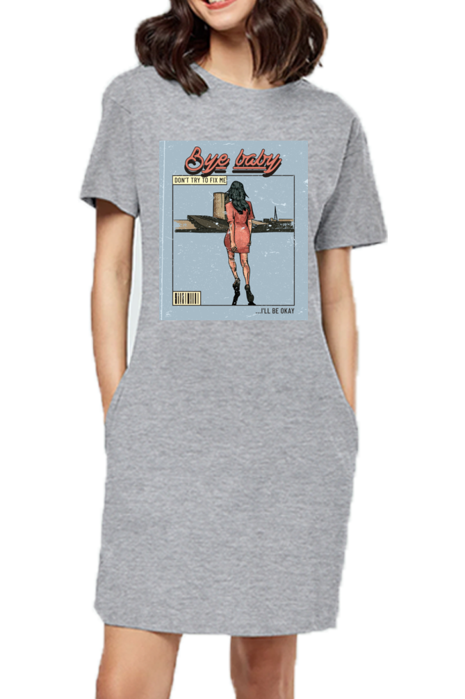 Bye Baby T-Shirt Dress