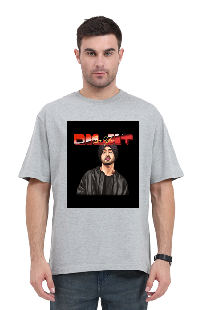 Diljit Love You Oversized Cotton T-Shirt