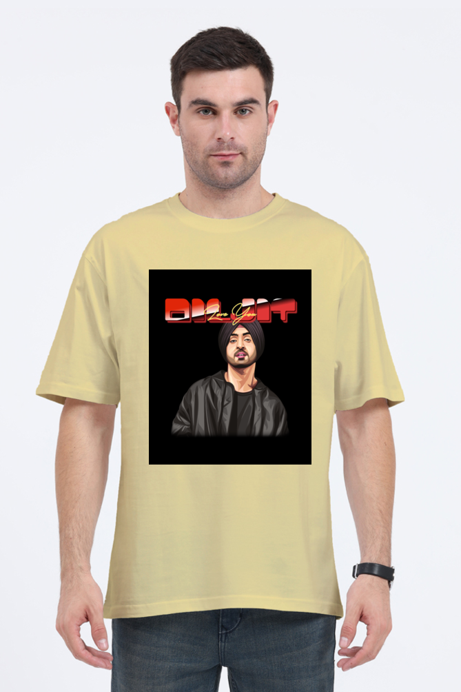 Diljit Love You Oversized Cotton T-Shirt