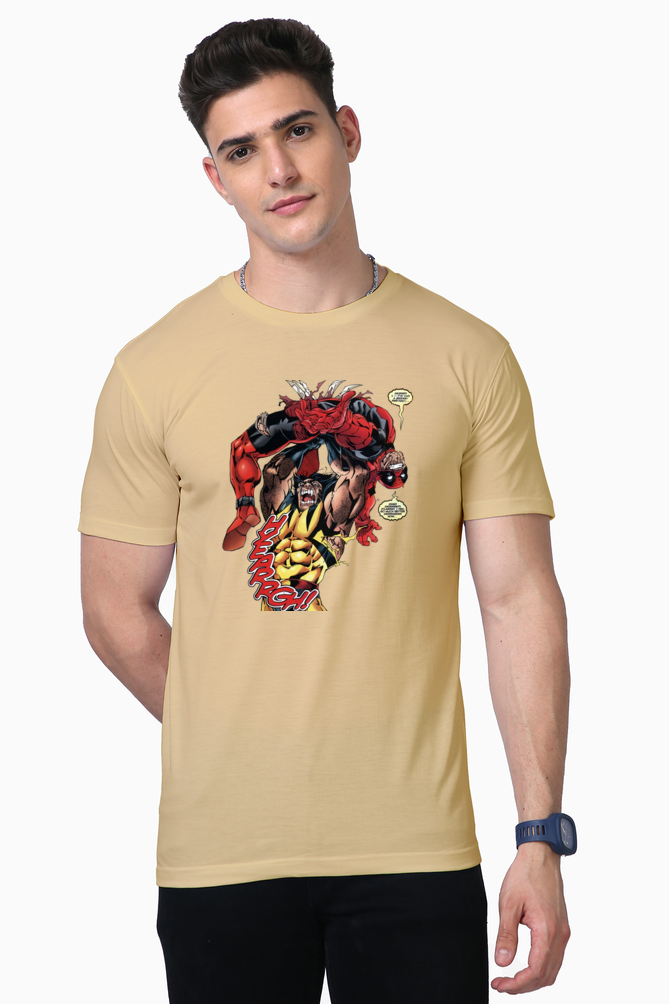 Wolverine vs. Deadpool Supima Tee
