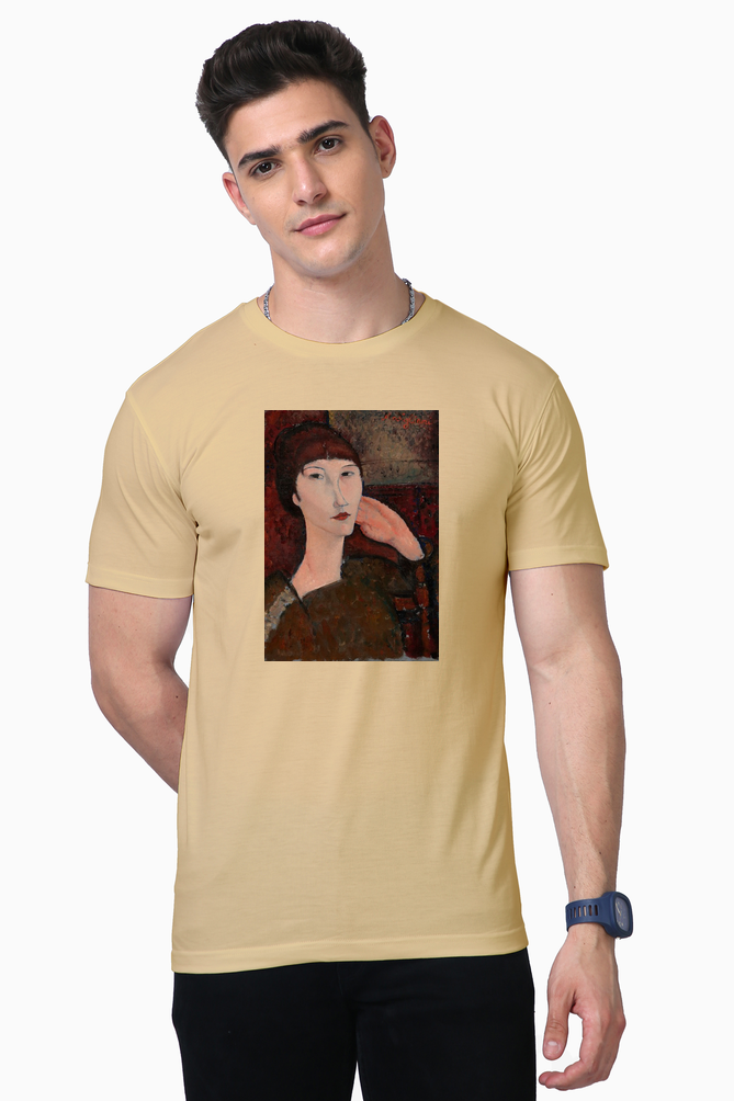 Adrienne (Woman with Bangs) Supima T-Shirt