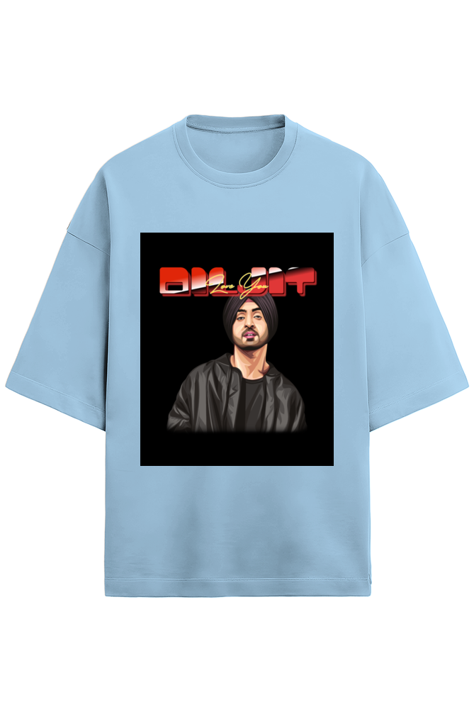 Diljit Love You Oversized Terry T-Shirt – Limited Edition