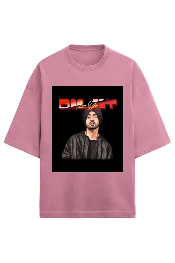 Diljit Love You Oversized Terry T-Shirt – Limited Edition