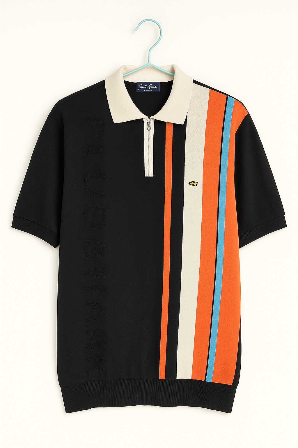 Zip up polo t-shirt