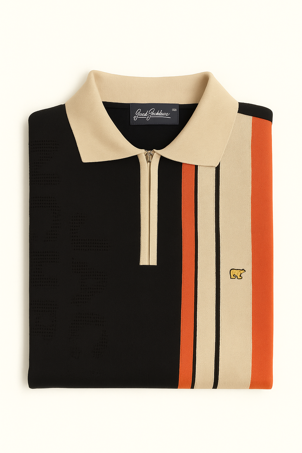 Zip up polo t-shirt