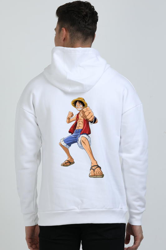 Straw Hat Power Oversized Hooded Sweatshirt