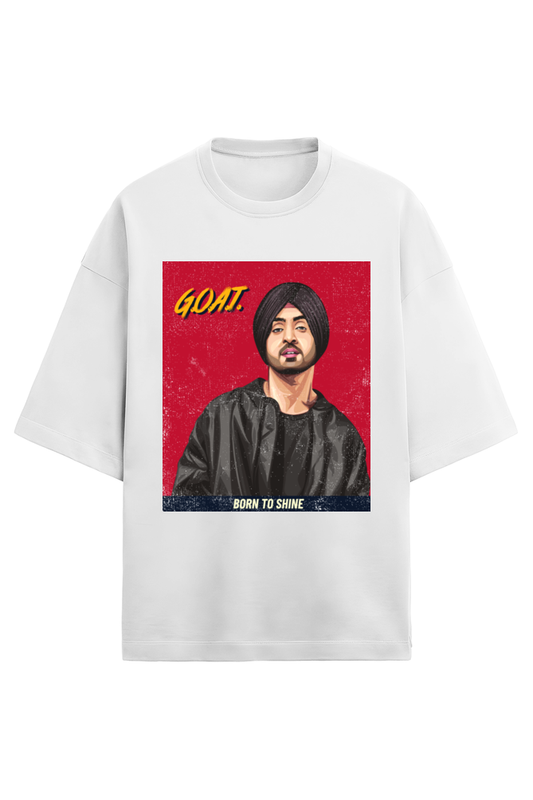 GOAT. Oversized Terry T-Shirt – Born to Shine Edition