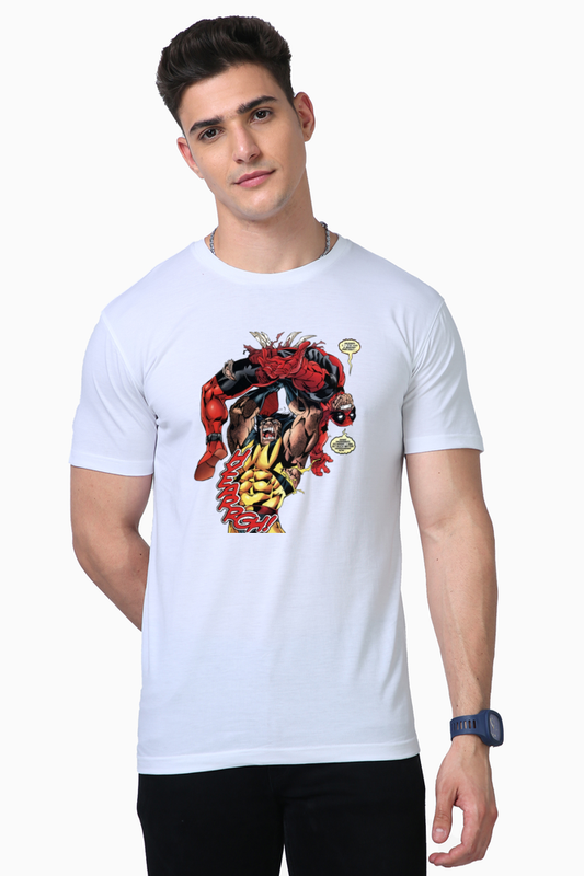 Wolverine vs. Deadpool Supima Tee