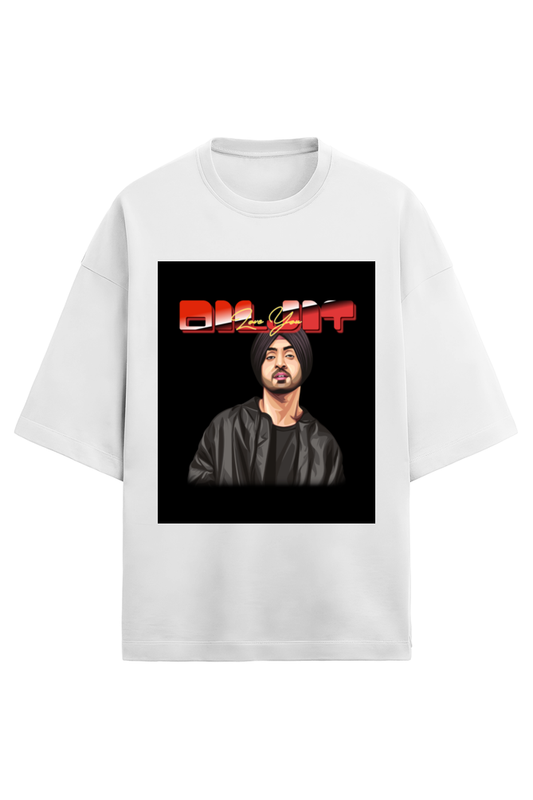 Diljit Love You Oversized Terry T-Shirt – Limited Edition