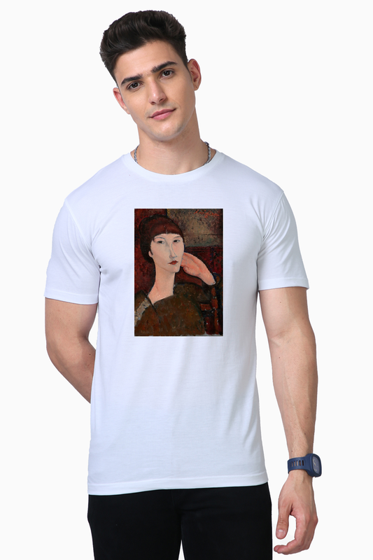 Adrienne (Woman with Bangs) Supima T-Shirt