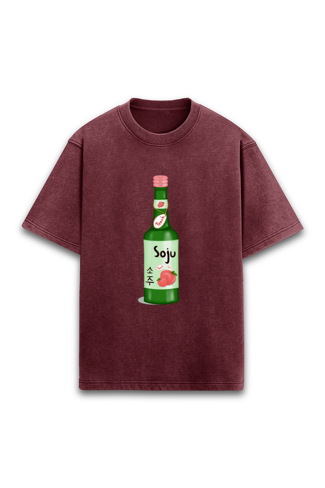 Soju Peach Oversized T-Shirt