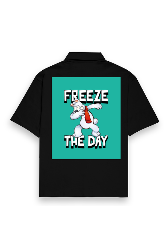Freeze The Day - Oversized Graphic Tee