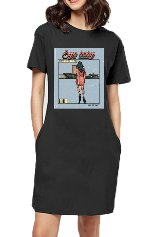 Bye Baby T-Shirt Dress