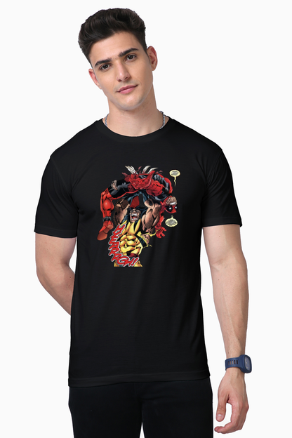 Wolverine vs. Deadpool Supima Tee