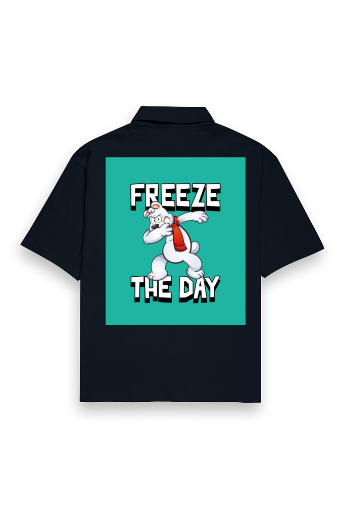 Freeze The Day - Oversized Graphic Tee