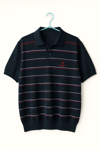 Men’s Striped Polo T-Shirt