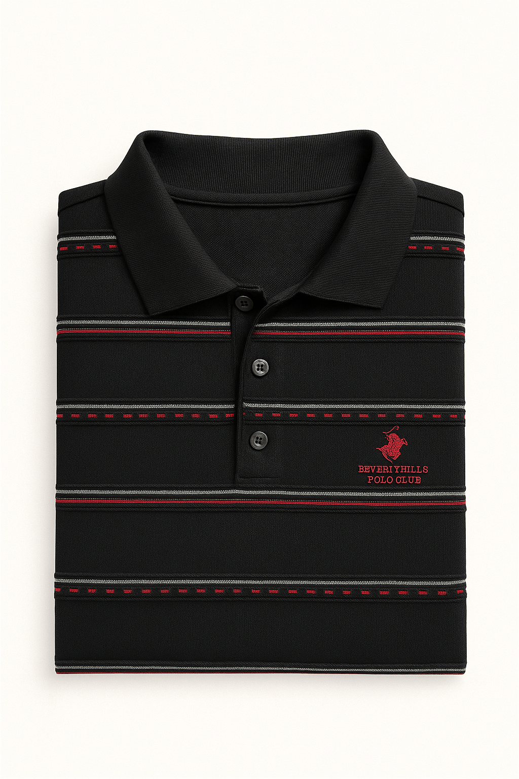 Men’s Striped Polo T-Shirt