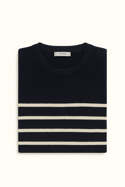 Black & white striped tee